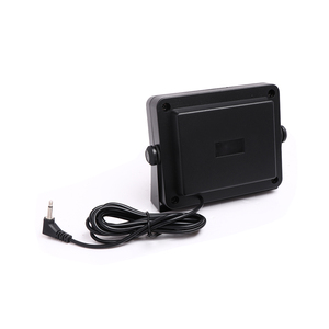 Haut-parleur externe pour radios bidirectionnelles, mini-haut-parleur compact 11W avec filtre anti-bruit et interrupteur de silencieux, prise jack 3,5 mm et 1/4 pouce, câble de 180 cm - Product Image 3