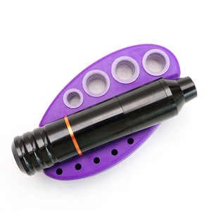 Support en silicone pour stylo de tatouage et machine à sourcils avec porte-gobelet d'encre et porte-coton-tige pour fournitures PMU - Product Image 2