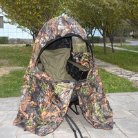 Abri de chasse camouflage canard, chaise de camouflage au sol, abri gonflable Oxford imperméable à ouverture rapide et automatique
