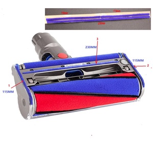 3 uds tiras de felpa suave piezas de aspiradora para Dysons <span class=keywords><strong>V6</strong></span> V7 V8 V10 V11 <span class=keywords><strong>accesorios</strong></span> de cabeza de rodillo - Product Image 3