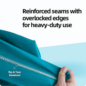 लॉन्ड्री भंडारण नायलॉन लॉन्ड्री बैग लॉकिंग ड्रॉस्ट्रिंग भारी शुल्क मशीन को थोक के लिए ओएम ओडम - Product Image 4