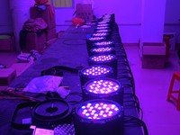 54 pièces RGBW Led étanche Par scène DJ effet Par64 lumière