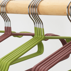 Tốt nhất bán vải móc áo nhựa giặt móc áo với móc kim loại chống trượt móc áo nhựa cho người lớn - Product Image 5