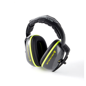 Удобные серовато-желтые высококонтрастные цветные Легкие регулируемые по высоте наушники - Product Image 4