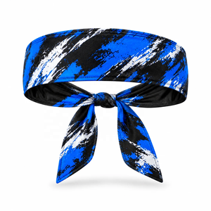 Bandeau de tête universel en polyester rouge et noir à motif hexagonal-grunge effet éclaboussures pour paintball - Nouveau, haut de gamme, populaire - Impression numérique personnalisée - Product Image 3