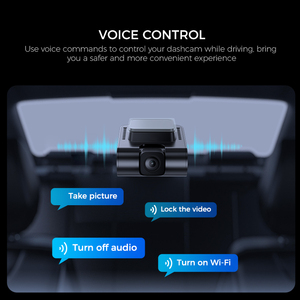 LINGDU V620 GPS Wifi Dashcam 4K 2.4 ''Tela 6 ADAS <span class=keywords><strong>Bluetooth</strong></span> EN Controle de Voz Ângulo de Lente Dupla 2 Canais 4K + 1080P Carro DVR Cam - Product Image 5