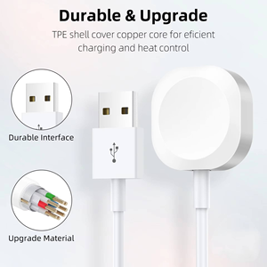 Cargador Magnético Inalámbrico Portátil para <span class=keywords><strong>Reloj</strong></span> Inteligente, Entrada USB 5V 1A, Base de Carga Rápida y Segura, Compatible con Relojes Inteligentes - Product Image 4