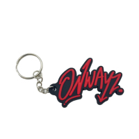 Llavero de recuerdo para bodas y fiestas, personalizado de fábrica, de PVC suave 3D ecológico, impreso por transferencia térmica, tamaño personalizado