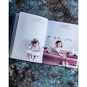 Libro de Patrones de Punto de Cruz Francés para Bebés, Libro de Diseños Infantiles de Isabelle Lelup, Envío Plegable - Product Image 1