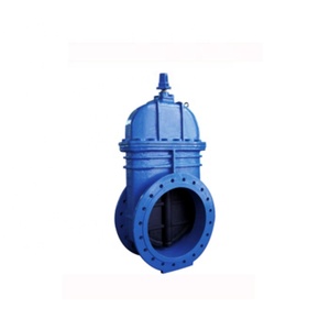 Vanne à opercule à bride à siège souple à tige non élévatrice de grande taille DN1000 PN40 en fonte ductile GGG50 DIN3352, fournie par l'usine - Product Image 1
