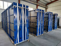 Conteneur mobile préfabriqué en acier isolé, divisé, pliable, empilable, conteneur de stockage portable, auto-stockage