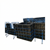 MINGLEI Coffrage en plastique réutilisable pour la construction de murs, dalles et colonnes en béton, système modulaire ABS