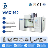 Centre d'usinage vertical haute précision VMC1160 |   Machine de fraisage CNC 3 axes, broche BT40, 24T ATC, commande GSK, 1100x600x600