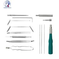 Kit d'instruments chirurgicaux vétérinaires certifiés CE ALPS, plaques osseuses pour petits animaux, perceuse osseuse médicale, chirurgie de fixation des fractures