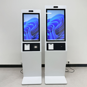 Kiosque en libre-service avec écran tactile <span class=keywords><strong>de</strong></span> 21,5 pouces, 27 pouces, 32 pouces, avec système d'exploitation Windows 11/Android 15, caméra, imprimante, scanner, <span class=keywords><strong>lecteur</strong></span> NFC - Product Image 1
