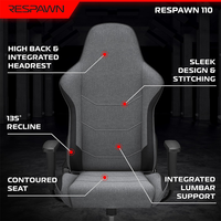 Chaise de bureau gaming et chaise individuelle de vente en gros, avec accoudoirs 2D inclinables, éponge moulée épaisse, pivotante en PU, couleur personnalisable