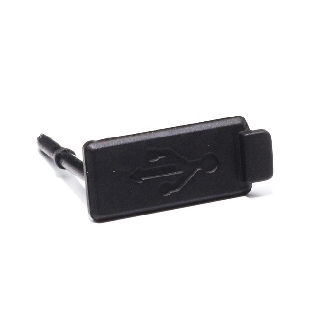 USB-C Silicone USB Type-c Plug Cover Rubber Charger Port Cover Female Anti Dust Plugs Stopper Cover With Hook