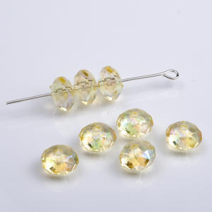 Transparent Color Plated Faceted Flat <b>Beads</b> Abacus <b>Beads</b> Bracelet DIY Jewelry Accessories <b>Acrylic</b> <b>Beads</b> Crystal <b>Beads</b> - Product Image 3