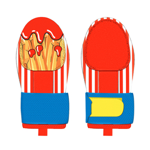 Thiết kế mới phù hợp với màu đen Khỉ đột Thanh Niên trượt Găng tay bóng chày lò baserunning Mitten Runner bóng mềm bảo vệ tay - Product Image 4