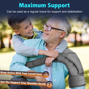 Nhà Máy Giá Gel gói giảm đau thể thao vai pad sưởi ấm & lạnh nén băng gói vai Cú đúp - Product Image 5