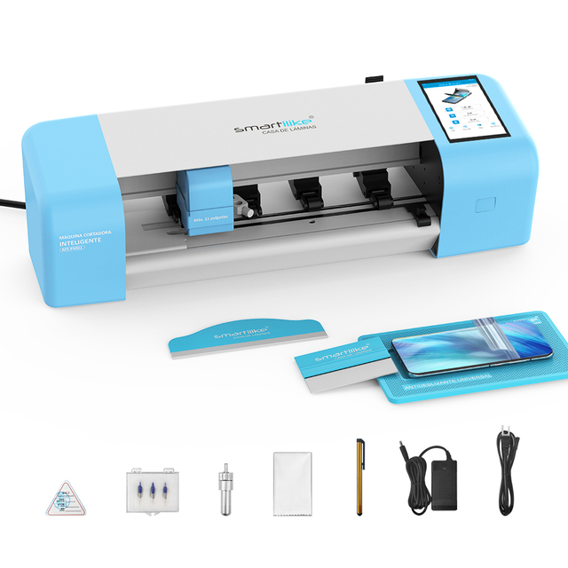 SOMOPSTEL 2024 High Quality Film Cutter Tpu Hydrogel Mobile Phone Screen Protector Film Cutting Machine