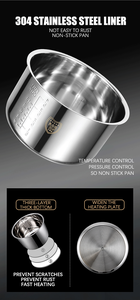 Nouvelle Cocotte-minute Électrique 18-en-1 2026, Tension Universelle et Prises Multiples – Optimisez Vos Ventes Mondiales en Cuisine - Product Image 5