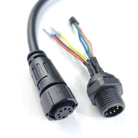 Connecteur AHUA électronique micro PCB à montage sur panneau, câble vers carte, PA66, mâle vers femelle, câblage DIY, CE ROHS