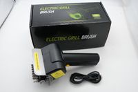 Nettoyeur de barbecue, grattoir électrique portable avec brosse métallique pour éliminer la graisse, la rouille et les restes de nourriture brûlée
