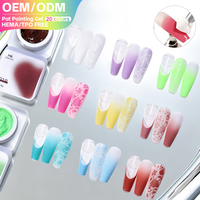 ZRKGEL Gel de Peinture de Haute Qualité 20 Couleurs, Gel UV Pigmenté pour Effet Blush Ombre et Dessin, Kit de Vernis à Ongles pour Salon de Manucure
