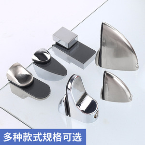 Support de fixation réglable en alliage de zinc pour étagère en verre, type bec d'aigle, pour cloison de meuble - Product Image 2