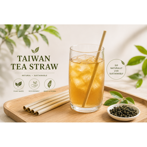 Pajitas de Té Naturales Biodegradables y Compostables de Origen Vegetal, Suministro Directo de Fábrica, Ecológicas para Cafeterías, Restaurantes y Comida para Llevar - Product Image 1