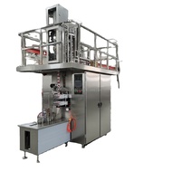 Machine de remplissage et de scellage de cartons entièrement automatique à prix d'usine abordable pour jus et boissons