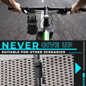 Pochette magnétique suspendable pour les passionnés de fitness, porte-bouteille d'eau avec poche pour téléphone/clés, organisateur d'équipement de gym, accessoire - Product Image 5