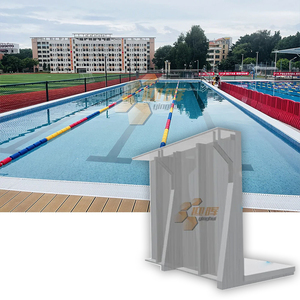 เหล็กประหยัดพลังงานเหนือสระว่ายน้ำพื้นดินพร้อมโครงสร้างฉนวนกันความร้อนรีไซเคิลบำรุงรักษาง่าย - Product Image 1