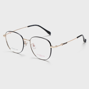 <span class=keywords><strong>Lecool</strong></span> Monturas de Gafas Redondas de Titanio para Mujer con Protección Anti-Luz Azul y Diseño Ligero para Gafas de Lectura - Product Image 5
