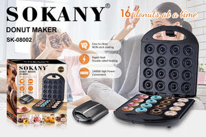 वफ़ल मीठा केक केक नाश्ता मशीन घरेलू डोनट्स बिजली डोनट निर्माता बिजली नाश्ता निर्माता डोनट निर्माता - Product Image 3
