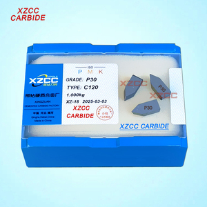 Inserti in Carburo di Tungsteno P30 Brasati per Utensili da Tornio, Inserti in Carburo Cementato YG6 C116 C103 H10 YG-6 P 30 C 116 103 H20 - Product Image 2