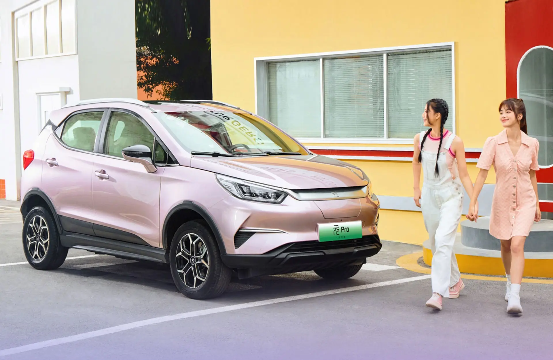 BYD Yuan BYD ATTO3 Pro Carro Elétrico EV de Longo Alcance 2024 Em Estoque BYD Yuan Pro Carros EV 410 km Novo Veículo de Energia Fabricado na China