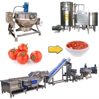 Machine à Sauce Tomate à Haute Productivité/Ligne de Production de Concentré de Tomate/Machine de Fabrication de Pâte de Tomate