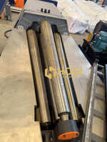 Máquina laminadora de placas metálicas cónicas de 4 rodillos HOGI CNC para la formación de conos, cilindros y conductos.