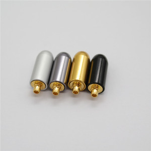 น็อตเกลียวแบบ DIY พร้อมขั้วต่อ MMCX ตัวผู้ สีดำ สีเงิน สีเทาไทเทเนียม สีทอง อะแดปเตอร์สำหรับขั้วต่อเสียงและวิดีโอ - Product Image 1