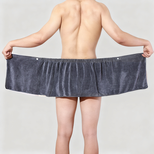 Sexy Shorts <strong>Towel</strong> Bath Skirts Robe for Men <strong>Wrap</strong> <strong>Towel</strong> Spa Pool Sauna <strong>Wrap</strong> Around <strong>Towel</strong> - Product Image 1