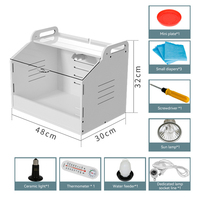 Lampe chauffante pour poulailler, cage de couvaison pour poulets, boîte de couvaison pour poulets à usage domestique, pour réchauffer les poulets