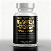 Complément de Nattokinase 10 en 1 Capsules de Nattokinase avec Vitamine D3 Niacine Vitamine K2 Zinc CoQ10 Quercétine Soutien à la Santé Cardiaque