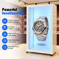 Vitrine interactive 3D sur pied avec écran transparent pour publicité, présentoir mobile d'intérieur pour musées, centres commerciaux et expositions