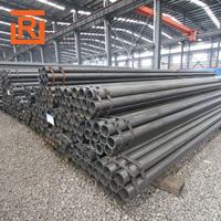 Tuyau en acier au carbone soudé ERW Q235B Q345B à soudure droite pour la construction, fourni directement par l'usine