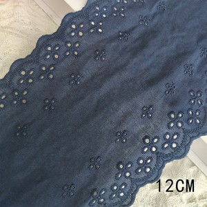 Nuevo Encaje Bordado de Algodón Suave de 12 cm <span class=keywords><strong>para</strong></span> Decoración Textil del Hogar, 16 Yardas - Product Image 5