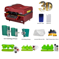 Machine de presse à chaud 3D tout-en-un ST-3042 pour sublimation, idéale pour l'impression de coques de téléphone, tasses et assiettes