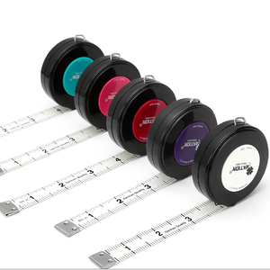 60-Inch 1.5 Meter Zachte En Intrekbare <span class=keywords><strong>Tape</strong></span> Body Kleermaker Naaien Ambachtelijke Doek Dieettape Meet Met Logo Op Maat