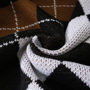 <span class=keywords><strong>Plaid</strong></span> Ours Jacquard 100% Acrylique Épais Tricoté Couverture Super Doux et Chaud Jeté De Luxe pour Lit Canapé - Product Image 5